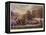 The Mail Coach in a Flood-James Pollard-Framed Premier Image Canvas