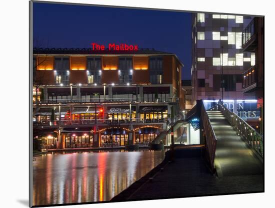 The Mailbox, Canal Area, Birmingham, Midlands, England, United Kingdom, Europe-Charles Bowman-Mounted Photographic Print