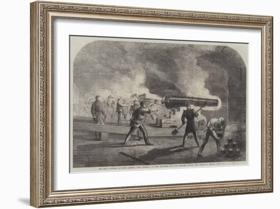 The Main Battery at Fort Sumter-Thomas Nast-Framed Giclee Print