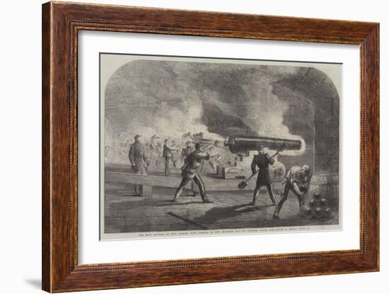 The Main Battery at Fort Sumter-Thomas Nast-Framed Giclee Print