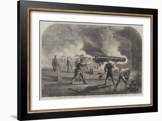 The Main Battery at Fort Sumter-Thomas Nast-Framed Giclee Print