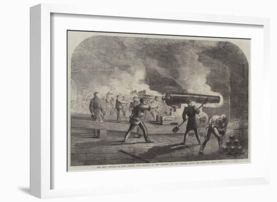 The Main Battery at Fort Sumter-Thomas Nast-Framed Giclee Print