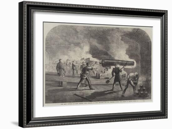 The Main Battery at Fort Sumter-Thomas Nast-Framed Giclee Print