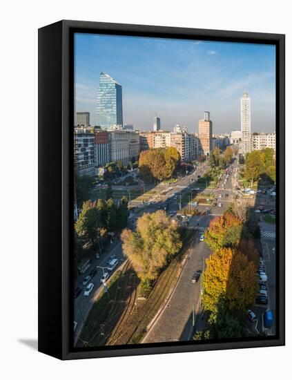 The main boulevard in central Milan leading to Milan's Central station, Milan, Lombardy, Italy, Eur-Alexandre Rotenberg-Framed Premier Image Canvas