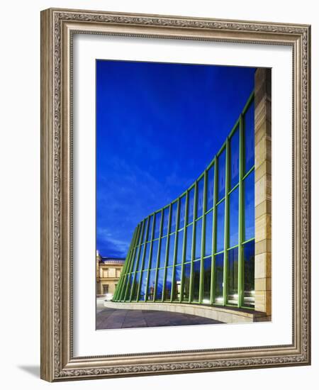 The Main Facade of the Neue Staatsgalerie Art Gallery in Stuttgart, Stuttgart-Mitte, Baden Wurttemb-Cahir Davitt-Framed Photographic Print