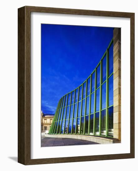 The Main Facade of the Neue Staatsgalerie Art Gallery in Stuttgart, Stuttgart-Mitte, Baden Wurttemb-Cahir Davitt-Framed Photographic Print