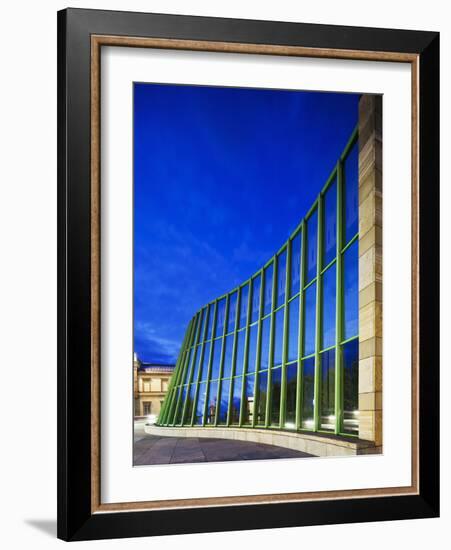 The Main Facade of the Neue Staatsgalerie Art Gallery in Stuttgart, Stuttgart-Mitte, Baden Wurttemb-Cahir Davitt-Framed Photographic Print