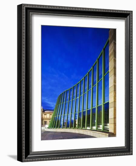 The Main Facade of the Neue Staatsgalerie Art Gallery in Stuttgart, Stuttgart-Mitte, Baden Wurttemb-Cahir Davitt-Framed Photographic Print