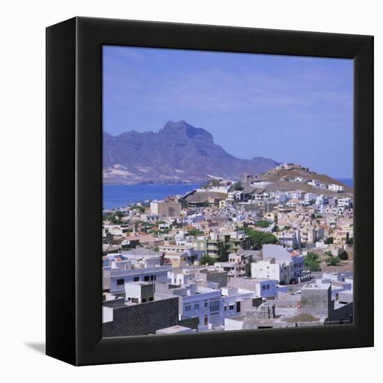 The Main Port of Mindelo on the Island of Sao Vicente, Cape Verde Islands-Geoff Renner-Framed Premier Image Canvas