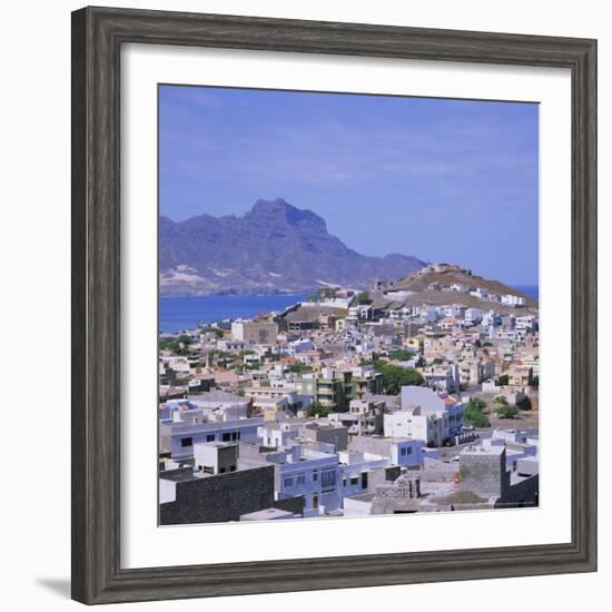 The Main Port of Mindelo on the Island of Sao Vicente, Cape Verde Islands-Geoff Renner-Framed Photographic Print