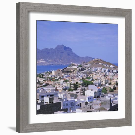 The Main Port of Mindelo on the Island of Sao Vicente, Cape Verde Islands-Geoff Renner-Framed Photographic Print