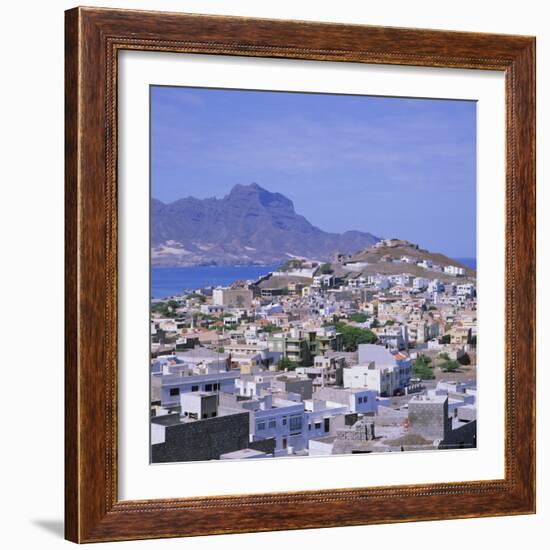 The Main Port of Mindelo on the Island of Sao Vicente, Cape Verde Islands-Geoff Renner-Framed Photographic Print