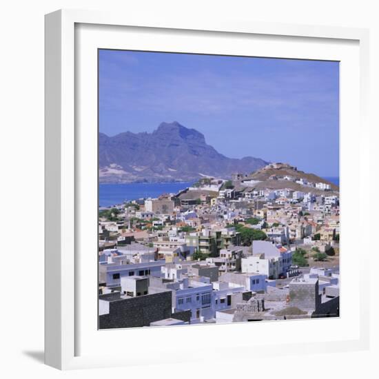 The Main Port of Mindelo on the Island of Sao Vicente, Cape Verde Islands-Geoff Renner-Framed Photographic Print