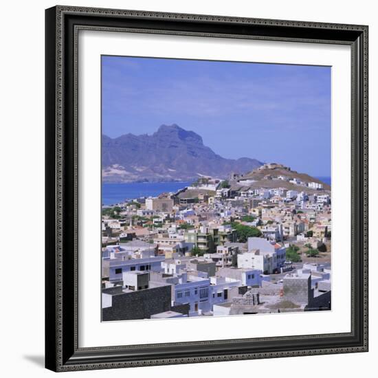 The Main Port of Mindelo on the Island of Sao Vicente, Cape Verde Islands-Geoff Renner-Framed Photographic Print