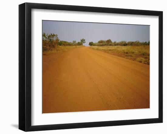 The Main Road from Cameroun to the Capital Bangui, Central African Republic, Africa-David Poole-Framed Photographic Print