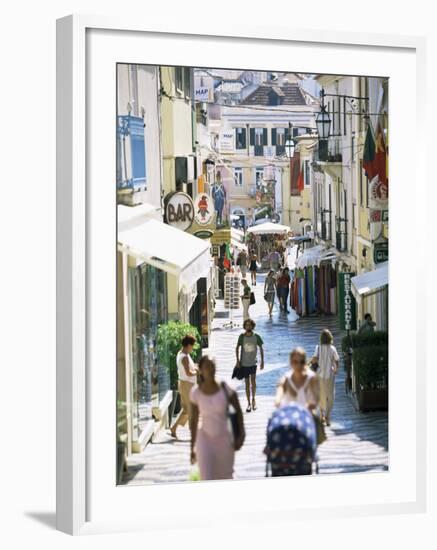 The Main Shopping Street, Cascais, Portugal-Yadid Levy-Framed Photographic Print