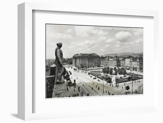 The Main Square of Zagreb, Croatia-null-Framed Photographic Print