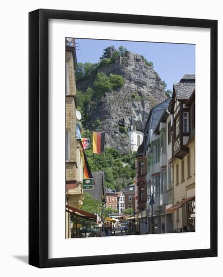 The Main Street with the Felsenkirche, Idar Oberstein, Rhineland Palatinate, Germany, Europe-James Emmerson-Framed Photographic Print