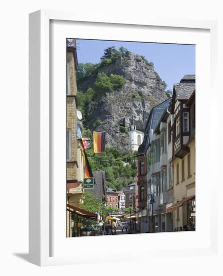 The Main Street with the Felsenkirche, Idar Oberstein, Rhineland Palatinate, Germany, Europe-James Emmerson-Framed Photographic Print