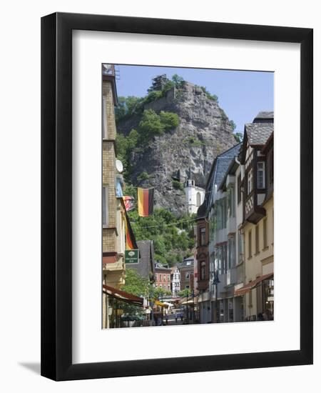 The Main Street with the Felsenkirche, Idar Oberstein, Rhineland Palatinate, Germany, Europe-James Emmerson-Framed Photographic Print