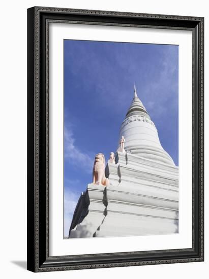 The Main Stupa at Wat Phnom, Phnom Penh, Cambodia-null-Framed Giclee Print