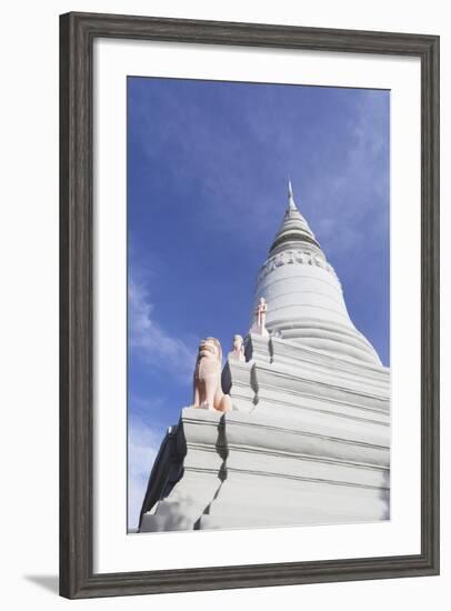 The Main Stupa at Wat Phnom, Phnom Penh, Cambodia-null-Framed Giclee Print