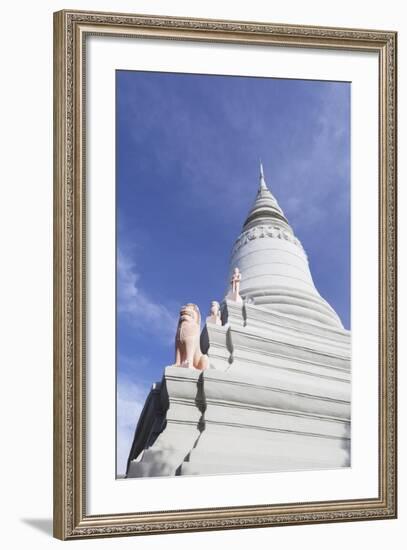 The Main Stupa at Wat Phnom, Phnom Penh, Cambodia-null-Framed Giclee Print