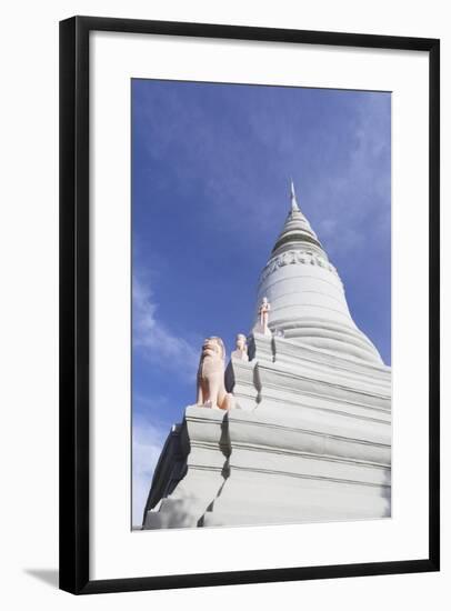 The Main Stupa at Wat Phnom, Phnom Penh, Cambodia-null-Framed Giclee Print