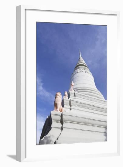 The Main Stupa at Wat Phnom, Phnom Penh, Cambodia-null-Framed Giclee Print