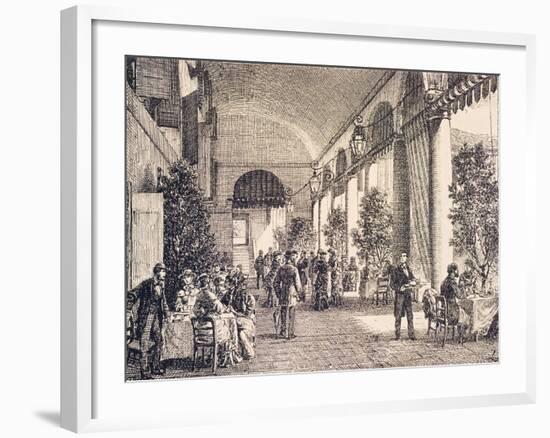 The Main Thermal Spa Facility in Battaglia Terme-null-Framed Giclee Print