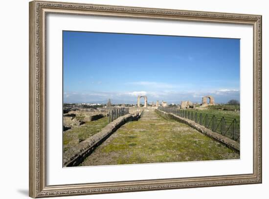 The Main View of the Quintili's Villa Built in the 2nd Century BC on the Appian Way-Oliviero Olivieri-Framed Photographic Print