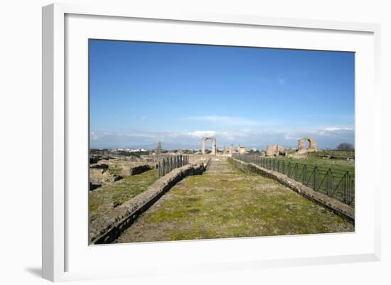 The Main View of the Quintili's Villa Built in the 2nd Century BC on the Appian Way-Oliviero Olivieri-Framed Photographic Print