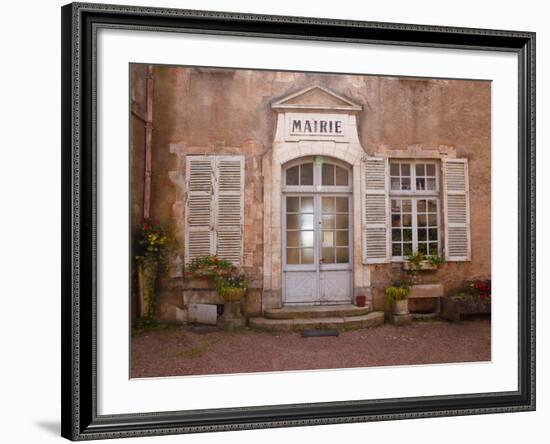 The Mairie (Town Hall), Vezelay, Yonne, Burgundy, France, Europe-Julian Elliott-Framed Photographic Print