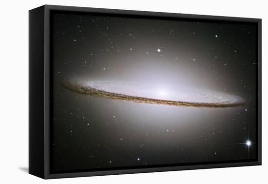 The Majestic Sombrero Galaxy M104 Space Photo-null-Framed Stretched Canvas