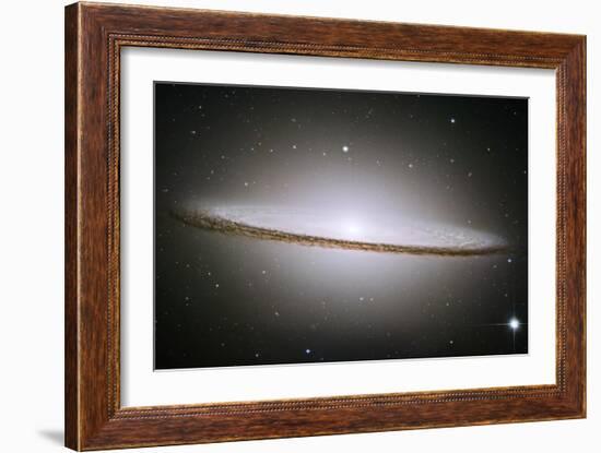 The Majestic Sombrero Galaxy M104 Space Photo-null-Framed Art Print