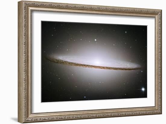 The Majestic Sombrero Galaxy M104 Space Photo-null-Framed Premium Giclee Print