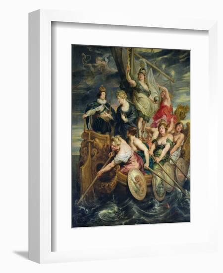 The Majority of Louis XIII 20th October 1614, 1621-25-Peter Paul Rubens-Framed Giclee Print