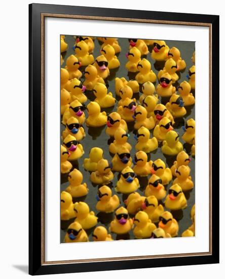 The Make-A-Wish Foundation Releases Rubber Ducks into the Ocean-null-Framed Photographic Print