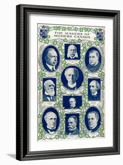 The makers of modern Canada, 1909-Unknown-Framed Giclee Print