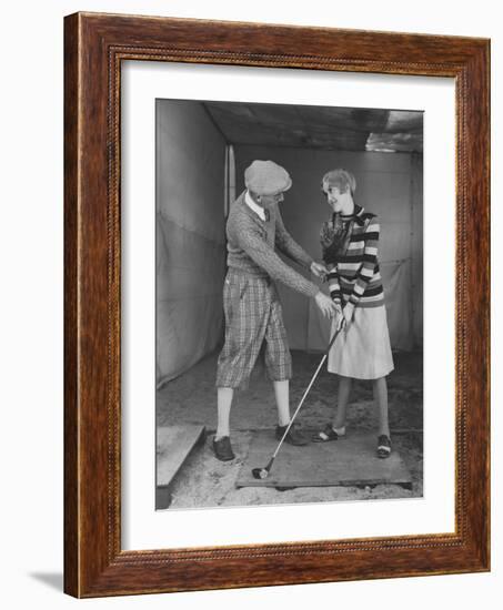 The Making of a Golf Pro-null-Framed Photo