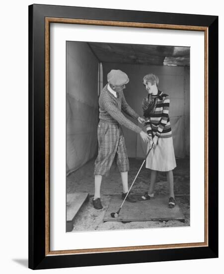 The Making of a Golf Pro-null-Framed Photo
