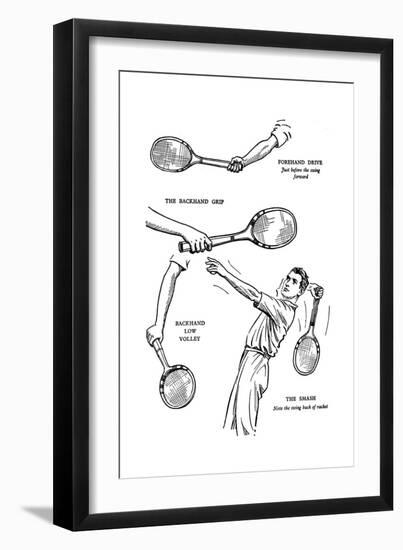 The Making of a Lawn-Tennis Player, 1937-null-Framed Giclee Print