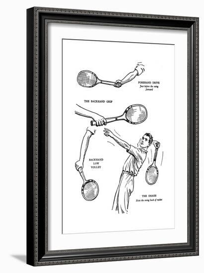 The Making of a Lawn-Tennis Player, 1937-null-Framed Giclee Print