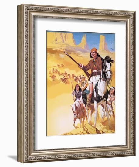 The Making of America: Apache Country!-Mcbride-Framed Giclee Print