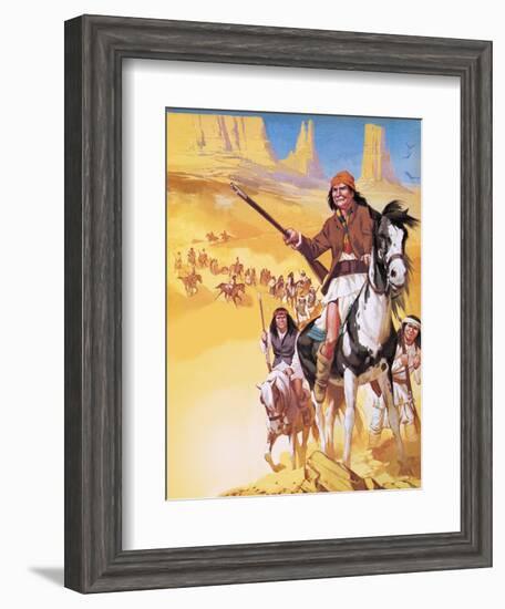 The Making of America: Apache Country!-Mcbride-Framed Giclee Print