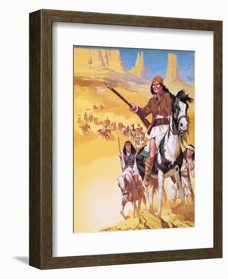 The Making of America: Apache Country!-Mcbride-Framed Giclee Print