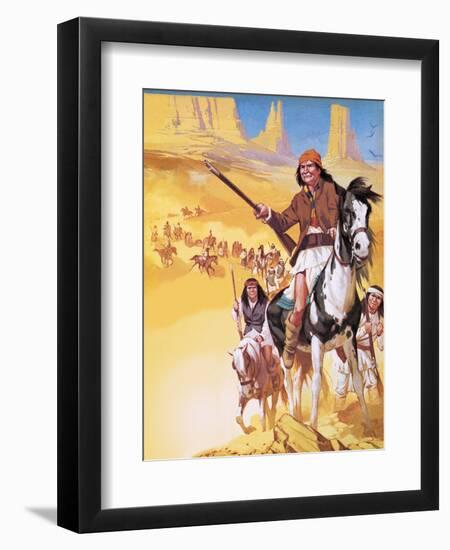 The Making of America: Apache Country!-Mcbride-Framed Giclee Print