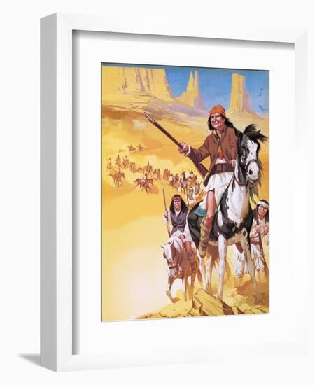 The Making of America: Apache Country!-Mcbride-Framed Giclee Print