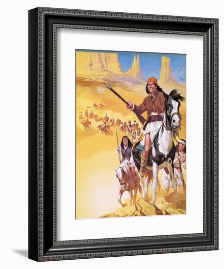 The Making of America: Apache Country!-Mcbride-Framed Giclee Print