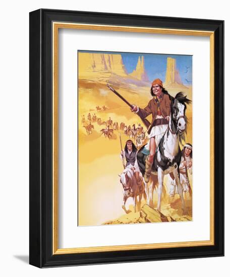 The Making of America: Apache Country!-Mcbride-Framed Giclee Print